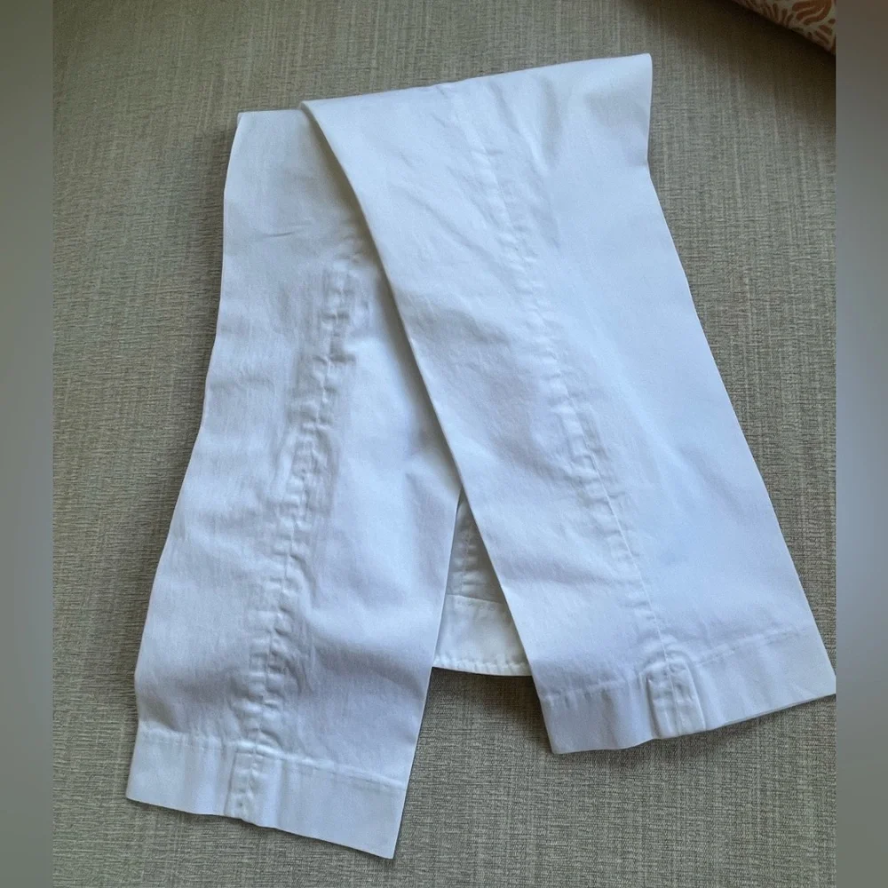 Chic White Agnona Pants Made in Italy. Women’s Size: 40 (U.S. Size 4) - Picture 11 of 13